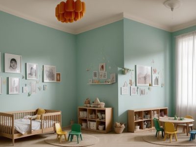 Crianças e educadores em uma sala de aula vibrante, utilizando técnicas de contação de histórias infantil para aprendizado e diversão.