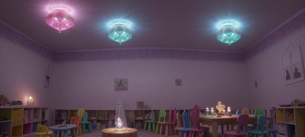 Crianças ouvindo uma contação de histórias em uma sala de aula, com foco em desenvolver a imaginação e a empatia.