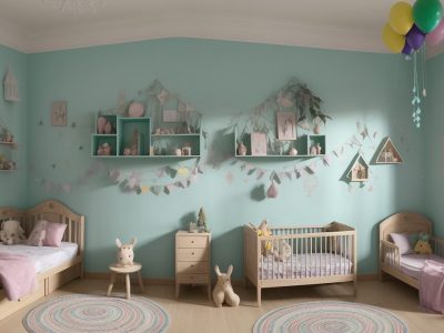 Crianças ouvindo uma contadora de histórias em um ambiente acolhedor, com livros e elementos lúdicos que estimulam a imaginação.