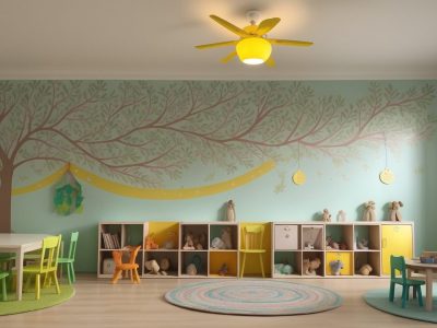 Crianças e educadora em sala de aula usando storytelling e livros infantis, promovendo a criatividade e o aprendizado