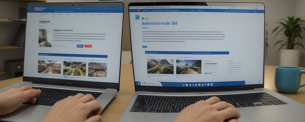 Organização de documentos em ambiente de trabalho moderno, destacando curso online de controle de arquivos.