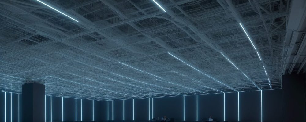 Servidores públicos estudando sobre controle de constitucionalidade em um ambiente digital moderno, com telas e gráficos.