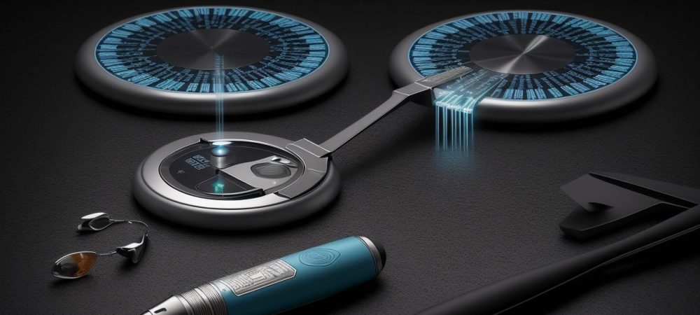 Representação visual do controle de constitucionalidade aplicado no serviço público, com símbolos de justiça, Constituição e servidores.