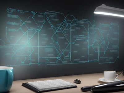 Profissional analisa dados financeiros em um ambiente de escritório moderno, com foco em curso online de controller para otimização da gestão.