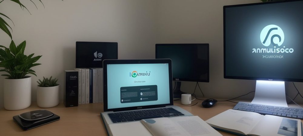 Imagem de um controller analisando dados em um ambiente de escritório moderno, representando o curso online e a gestão eficiente no serviço público.