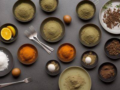 Utensílios de cozinha organizados com ingredientes frescos e dicas práticas para cozinhar.