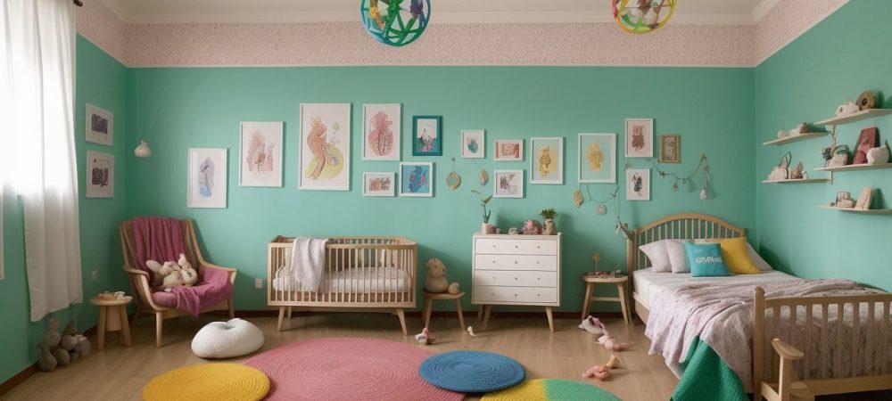 Crianças ouvindo atentas a contação de histórias em sala de aula, com elementos visuais e atmosfera acolhedora.