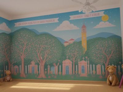 Crianças atentas ouvindo contação de histórias na educação infantil, com livros e recursos visuais para um aprendizado envolvente.