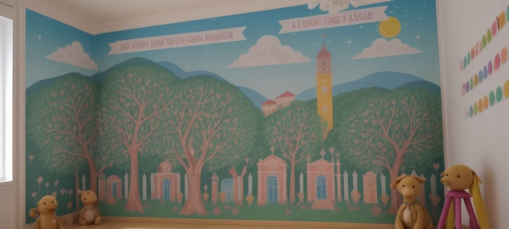 Crianças atentas ouvindo contação de histórias na educação infantil, com livros e recursos visuais para um aprendizado envolvente.