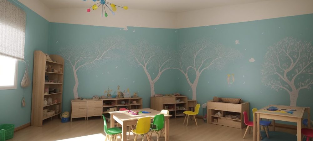 Crianças em atividade em sala de aula, explorando artes visuais com materiais coloridos e ferramentas de desenho, inspiradas pelo curso online.