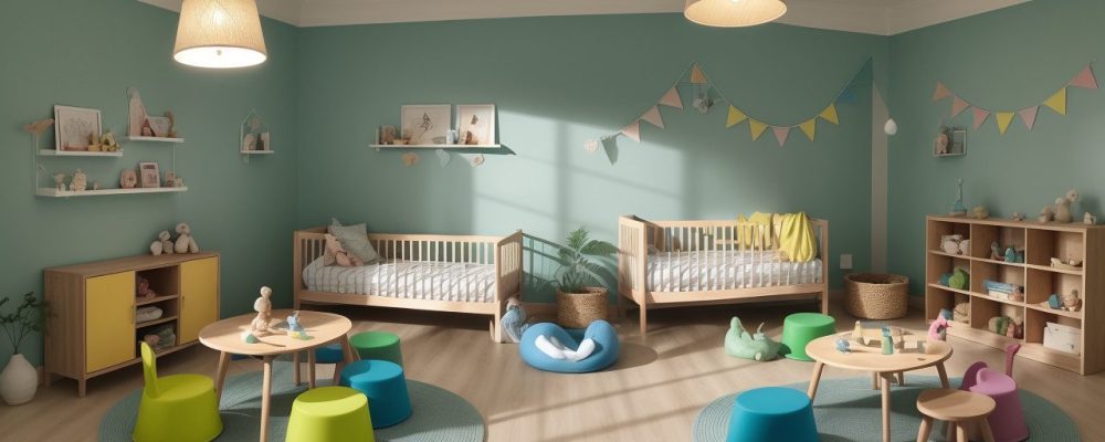 Crianças ouvindo atentas e felizes uma contação de histórias em ambiente acolhedor na educação infantil.