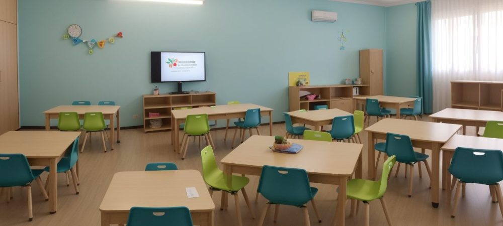 Crianças com altas habilidades em sala de aula, focadas no curso online e desenvolvimento.