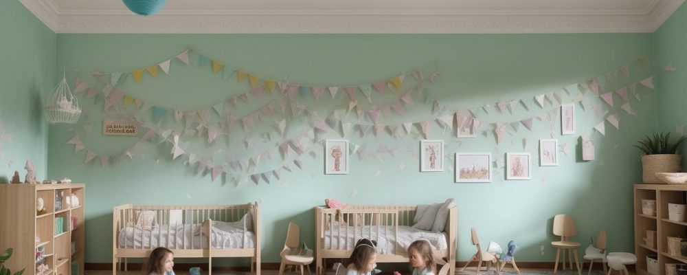 Crianças atentas a uma contação de histórias, com professor utilizando recursos visuais em sala de aula, estimulando a imaginação e aprendizado.