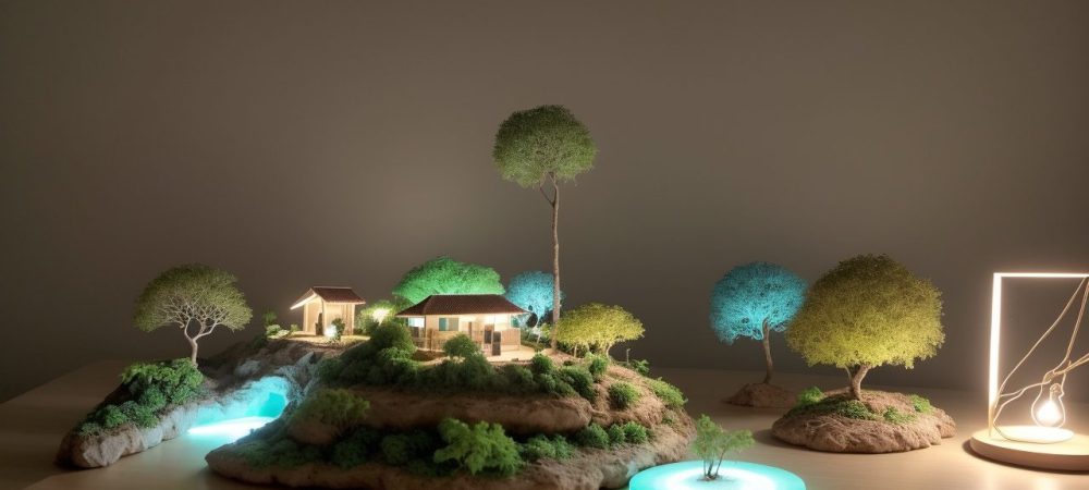 Imagem vibrante de um grupo em brainstorming, explorando técnicas de criatividade e inovação.