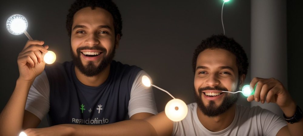 Imagem mostrando um cuidador interagindo com uma pessoa com deficiência mental, demonstrando cuidado e apoio.