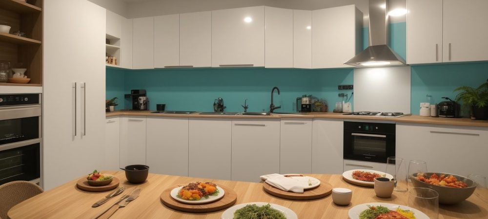 Cena de um cozinheiro iniciante aprendendo técnicas de cozinha com receitas práticas