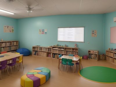 Crianças em uma sala de aula, aprendendo com técnicas de contação de histórias e storytelling infantil.