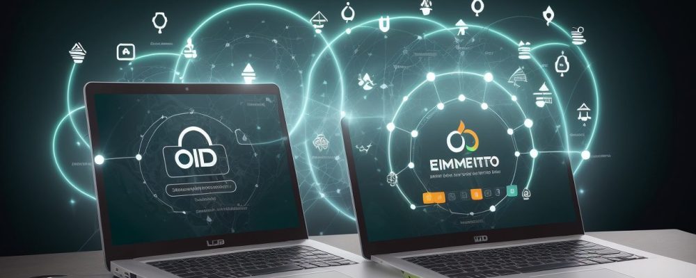 Representação visual de um curso LGPD online, mostrando a inscrição, o aprendizado e a aplicação da lei em empresas.