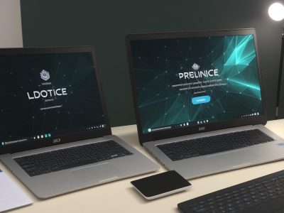 Imagem de um profissional estudando sobre LGPD em um ambiente de trabalho, com gráficos e dados sobre proteção de dados.