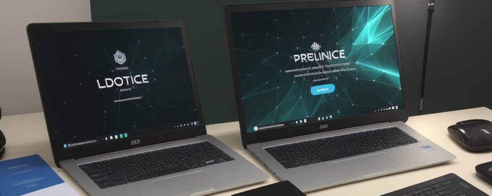 Imagem de um profissional estudando sobre LGPD em um ambiente de trabalho, com gráficos e dados sobre proteção de dados.