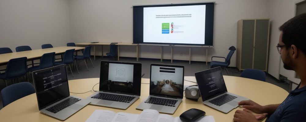 Imagem de profissionais em um curso LGPD, focados no aprendizado e na aplicação prática para órgãos públicos e compliance.