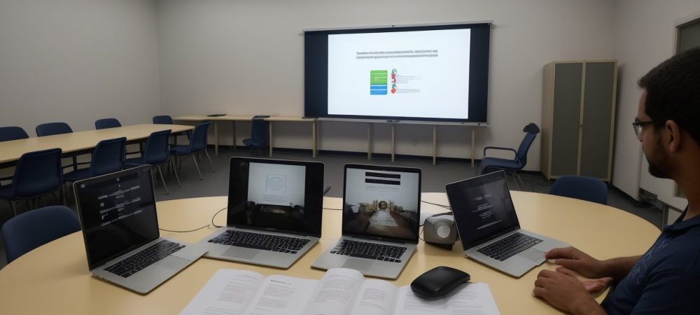 Imagem de profissionais em um curso LGPD, focados no aprendizado e na aplicação prática para órgãos públicos e compliance.