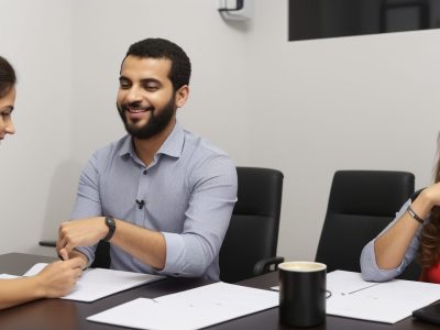 Imagem de um profissional trabalhando em um escritório moderno, com foco em organização e ferramentas de gestão, representando o curso online de Back Office e a importância da inscrição para impulsionar a carreira.
