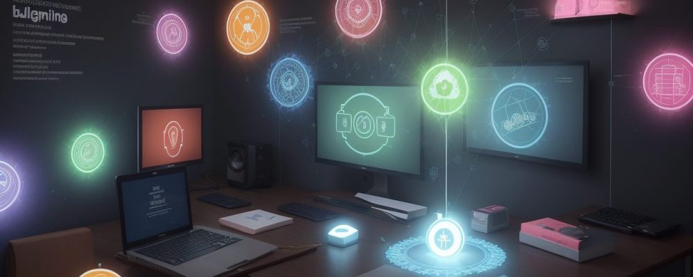 Imagem representando um curso online sobre bullying escolar com foco em prevenção e combate, mostrando educadores em ambiente colaborativo.