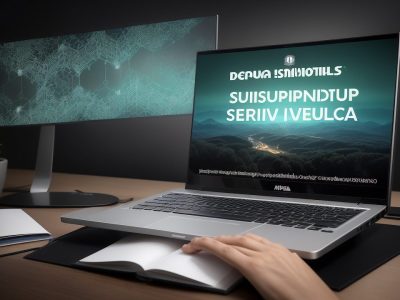 Imagem de um servidor público estudando direitos e garantias fundamentais em um curso online, com foco em aprimorar habilidades.