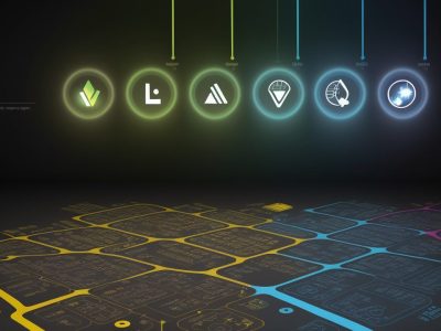 Desenvolvedores aprendendo HTML5, CSS3 e jQuery em um curso online com elementos interativos e código na tela.