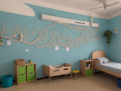 Educadores e crianças em sala de aula inclusiva, com foco no curso online de inclusão para paralisia cerebral, promovendo adaptação curricular.