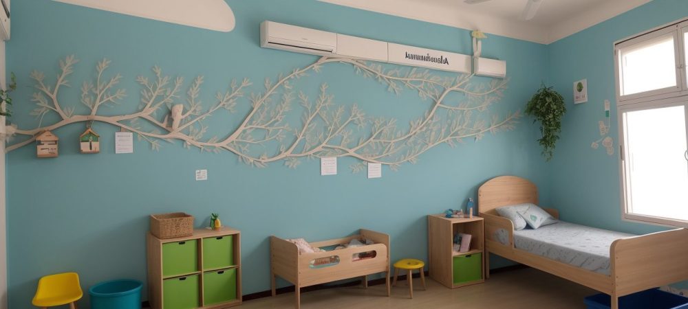 Educadores e crianças em sala de aula inclusiva, com foco no curso online de inclusão para paralisia cerebral, promovendo adaptação curricular.