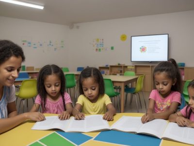 Educadores aprendendo sobre o curso online de inclusão da criança com paralisia cerebral para promover a inclusão e o desenvolvimento infantil.