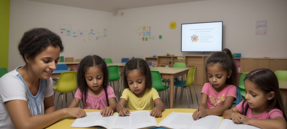 Educadores aprendendo sobre o curso online de inclusão da criança com paralisia cerebral para promover a inclusão e o desenvolvimento infantil.