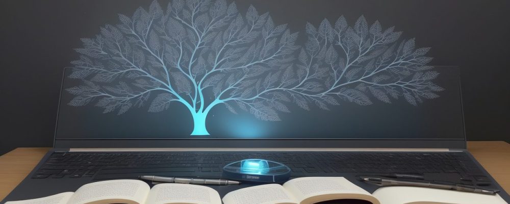 Imagem de um servidor público estudando em curso online jornada de trabalho, focado em gestão do tempo e produtividade