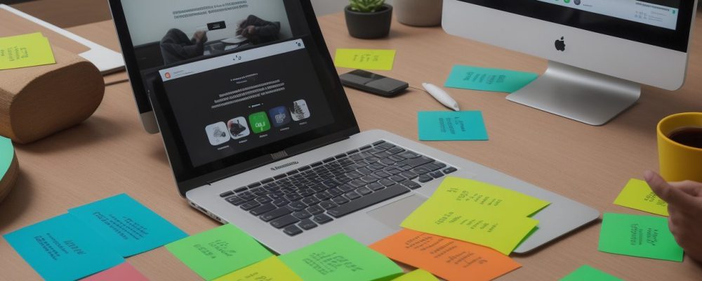 Imagem mostrando um curso online MVP, com pessoas trabalhando em um projeto inovador, com foco em como criar um MVP e como aplicar a metodologia lean startup