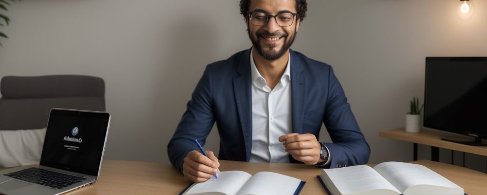 Alunos aprendendo e aplicando técnicas de aprendizado em um curso online para melhorar os estudos e a carreira.