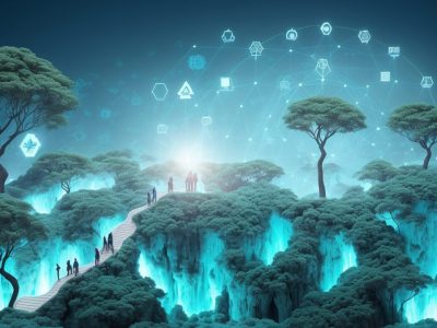 Imagem de um curso online de negócios sustentáveis, mostrando práticas de sustentabilidade empresarial e inovação.