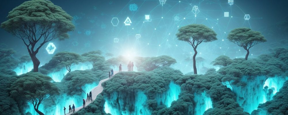 Imagem de um curso online de negócios sustentáveis, mostrando práticas de sustentabilidade empresarial e inovação.