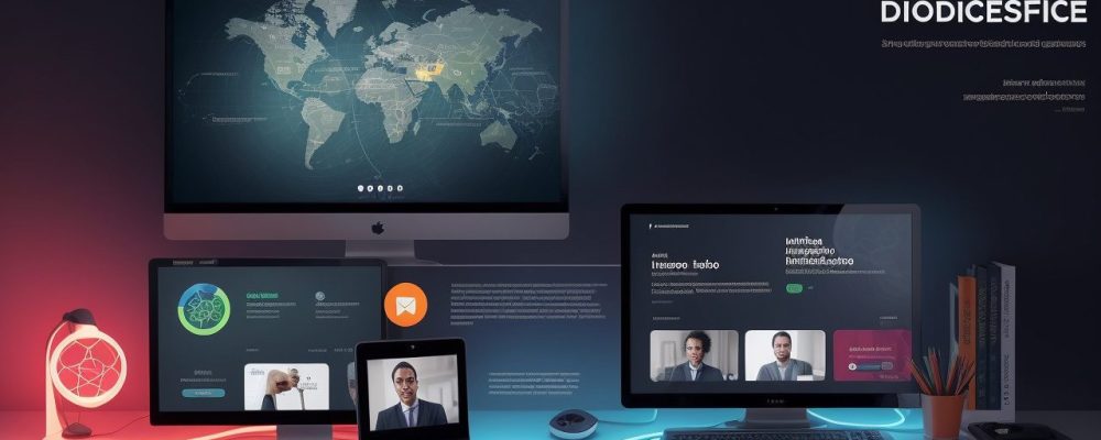 Representação visual de um curso online de administração pública, com destaque para o aprendizado, networking e a progressão na carreira dos servidores públicos.