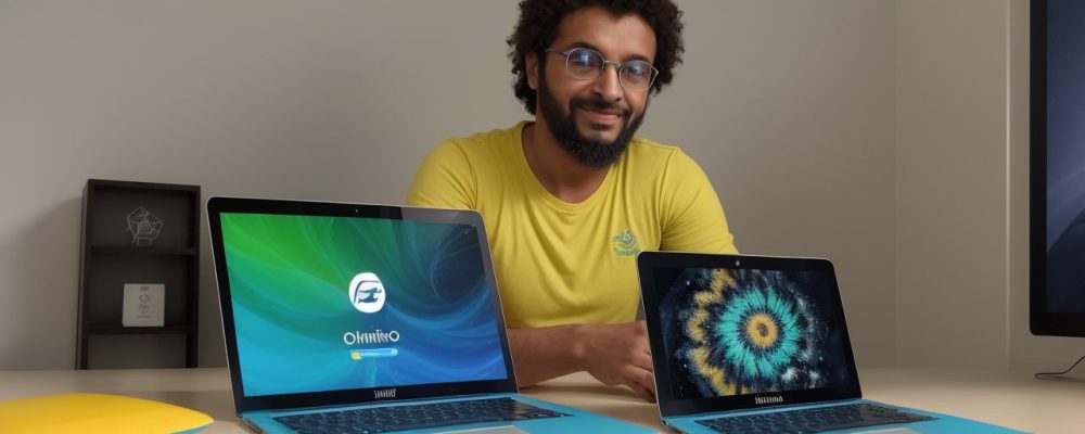 Imagem de um ambiente de estudo online, com pessoas interagindo e aprendendo sobre administração pública, com foco em habilidades de liderança e gestão para servidores.