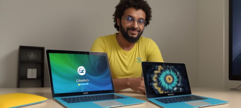 Imagem de um ambiente de estudo online, com pessoas interagindo e aprendendo sobre administração pública, com foco em habilidades de liderança e gestão para servidores.