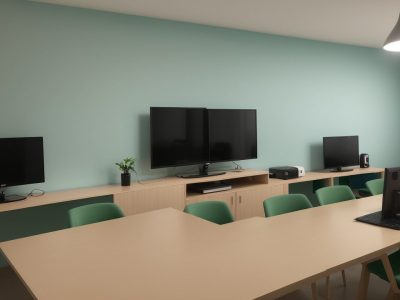 Servidor público utilizando tecnologia digital em curso online de administração pública para aprimorar gestão
