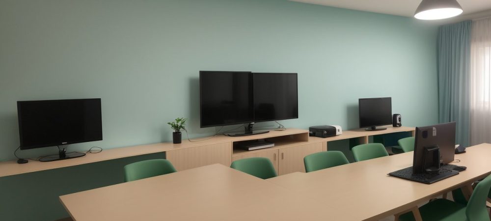 Servidor público utilizando tecnologia digital em curso online de administração pública para aprimorar gestão