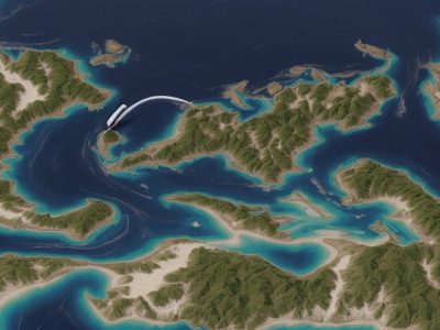 Imagem ilustrando um curso online de cartografia com alunos aprendendo sobre mapas e geoprocessamento em um ambiente virtual