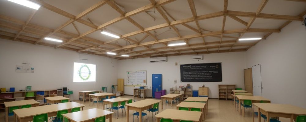 Alunos envolvidos em atividades práticas de ciências no ensino fundamental, demonstrando experimentos e projetos