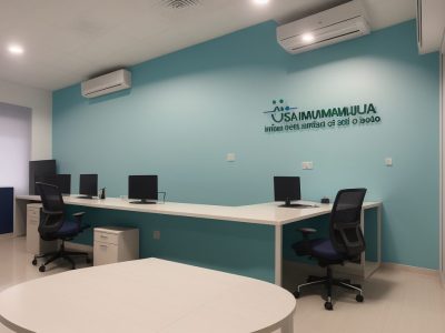 Representação visual de um curso online de contabilidade de custos, mostrando análise de custos e cálculo de margem de contribuição.