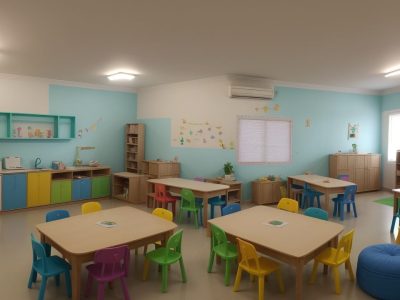 Crianças atentas a um contador de histórias em um ambiente de aprendizado lúdico e envolvente, destacando a importância do curso online de contação de histórias na educação infantil.