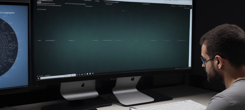 Representação visual de um curso online sobre esquizofrenia, mostrando os sintomas e como ajudar.