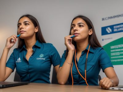 Representação visual de um curso online de recrutamento e seleção, com foco nas etapas do processo seletivo e técnicas de recrutamento por competências.